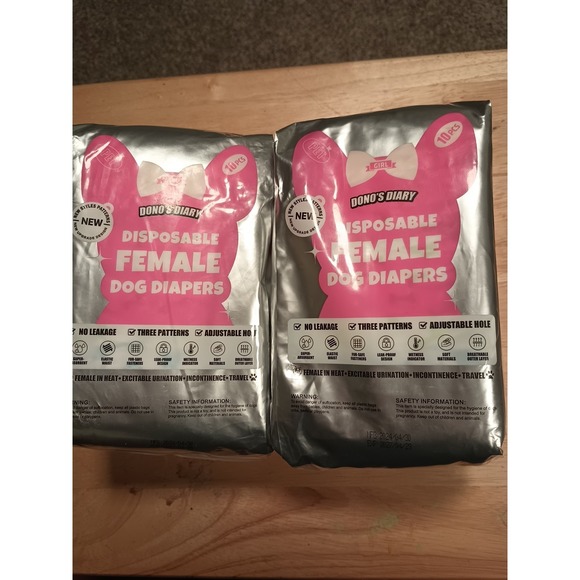 DONO’S DIARY Other - Disposable female dog diapers M Dono's Diary 10pcs X 2